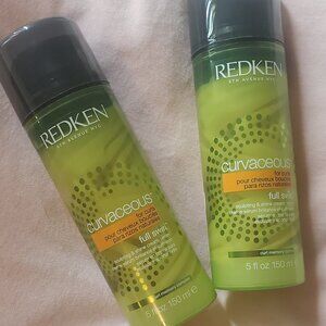 Redken curvaceous full swirl sculpt and shine cream serum for curls